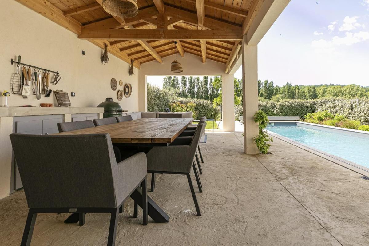 Onze Villa In Provence, Mont Ventoux, New Luxury Villa, Private Pool, Stunning Views, Outdoor Kitchen, Big Green Egg Malaucène Dış mekan fotoğraf